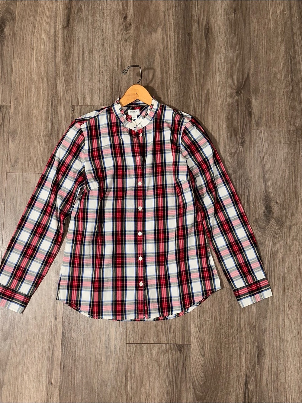 J. Crew Cotton Shirt Plaid Button-Up